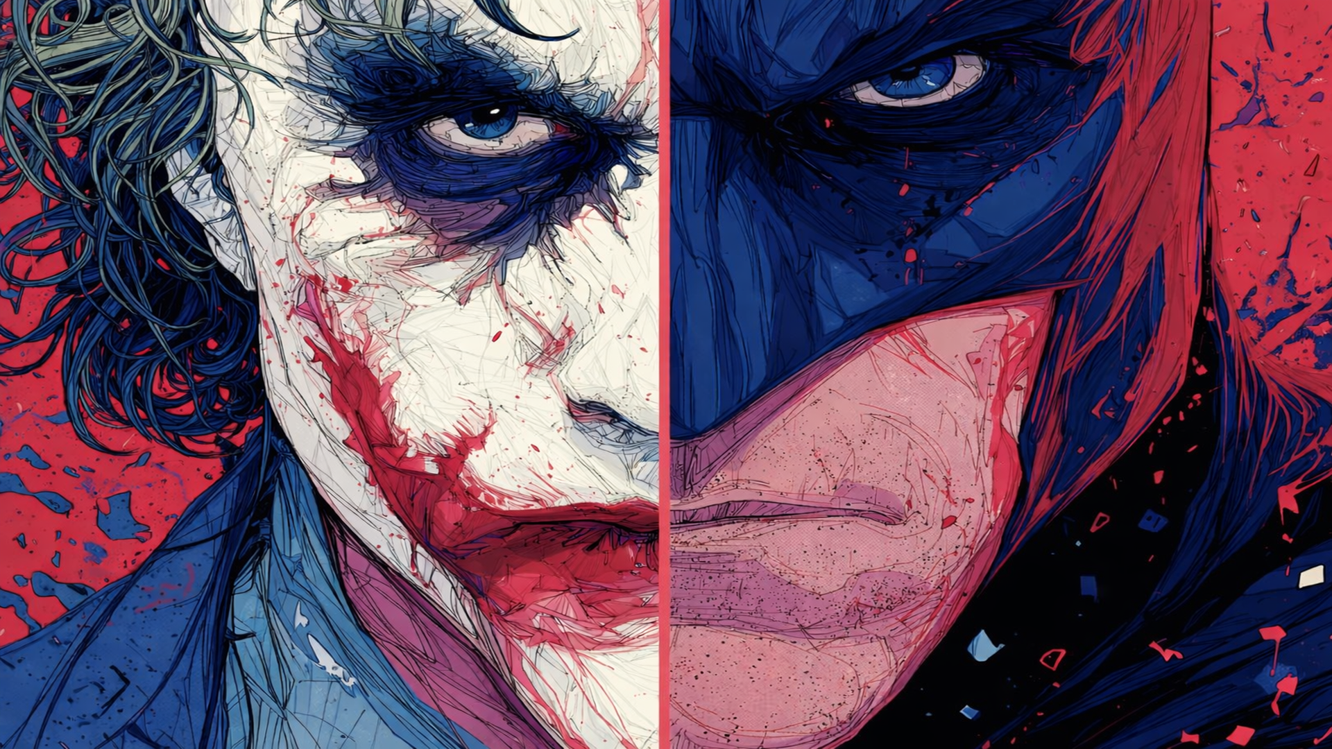 Batman and Joker