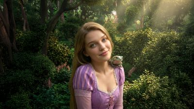 Teagan Croft Rapunzel ultra HD 4K wallpaper