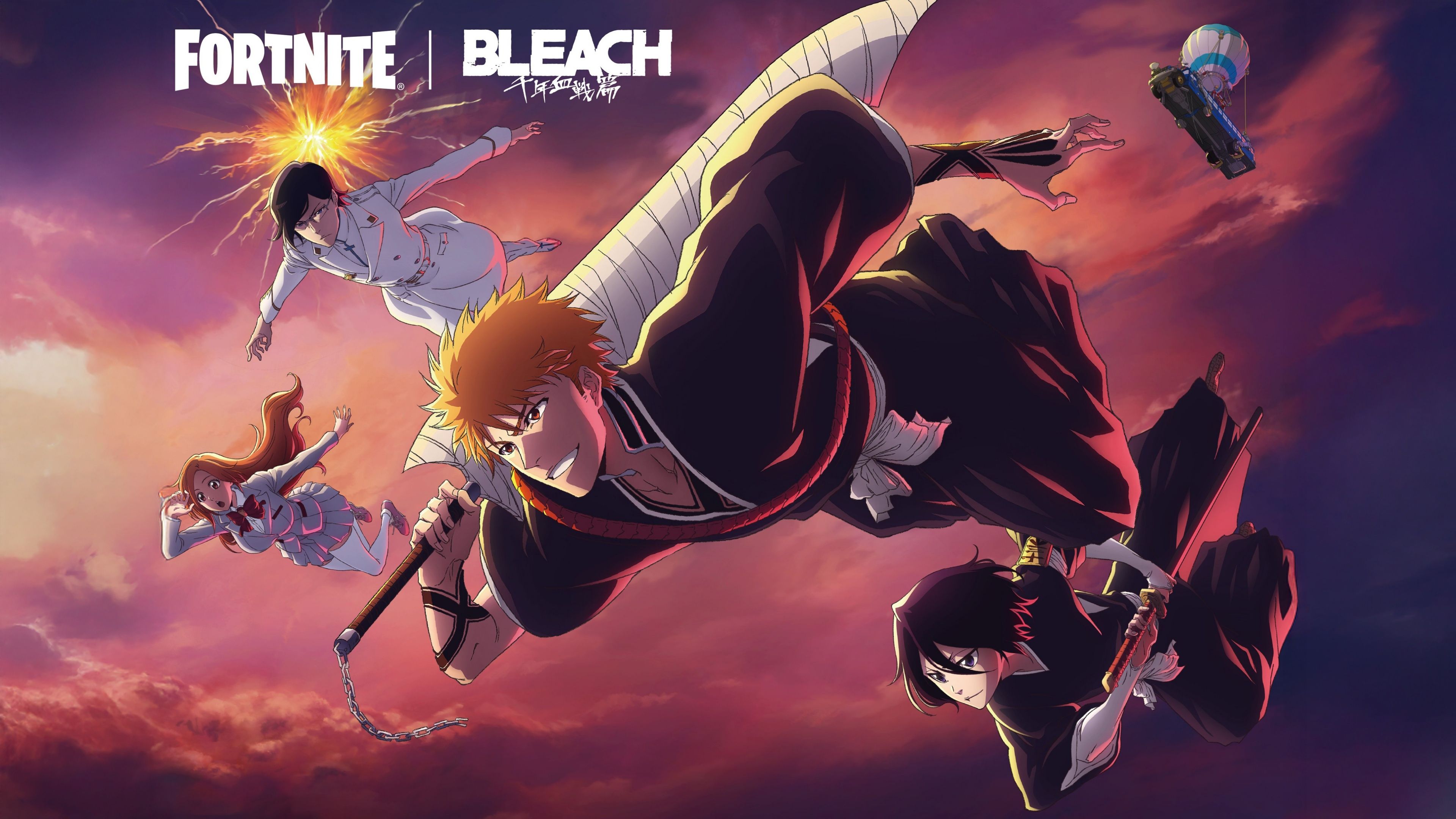 Fortnite Bleach ultra HD 4K wallpaper