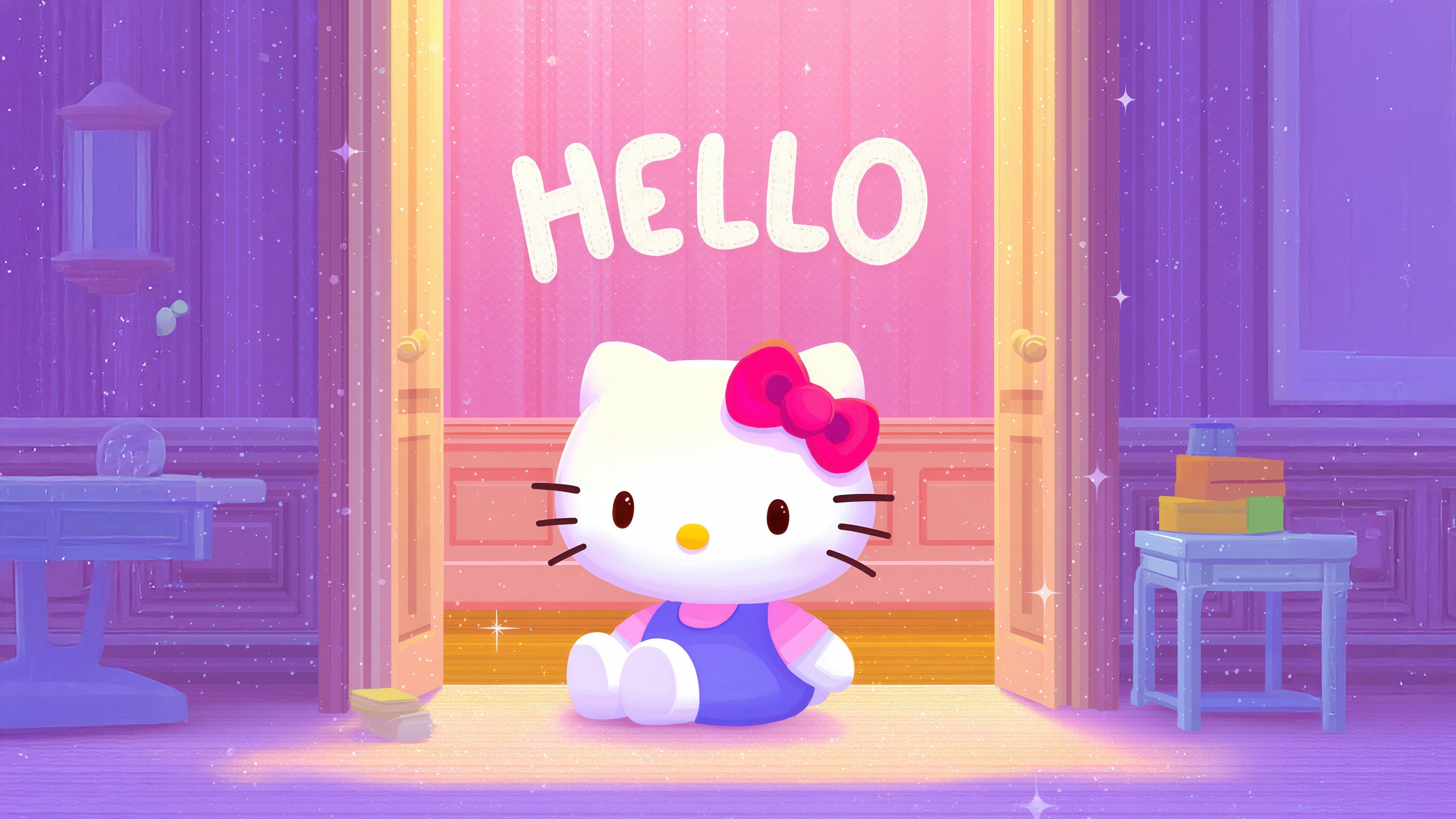 Hello Kitty Aesthetic ultra HD 4K wallpaper