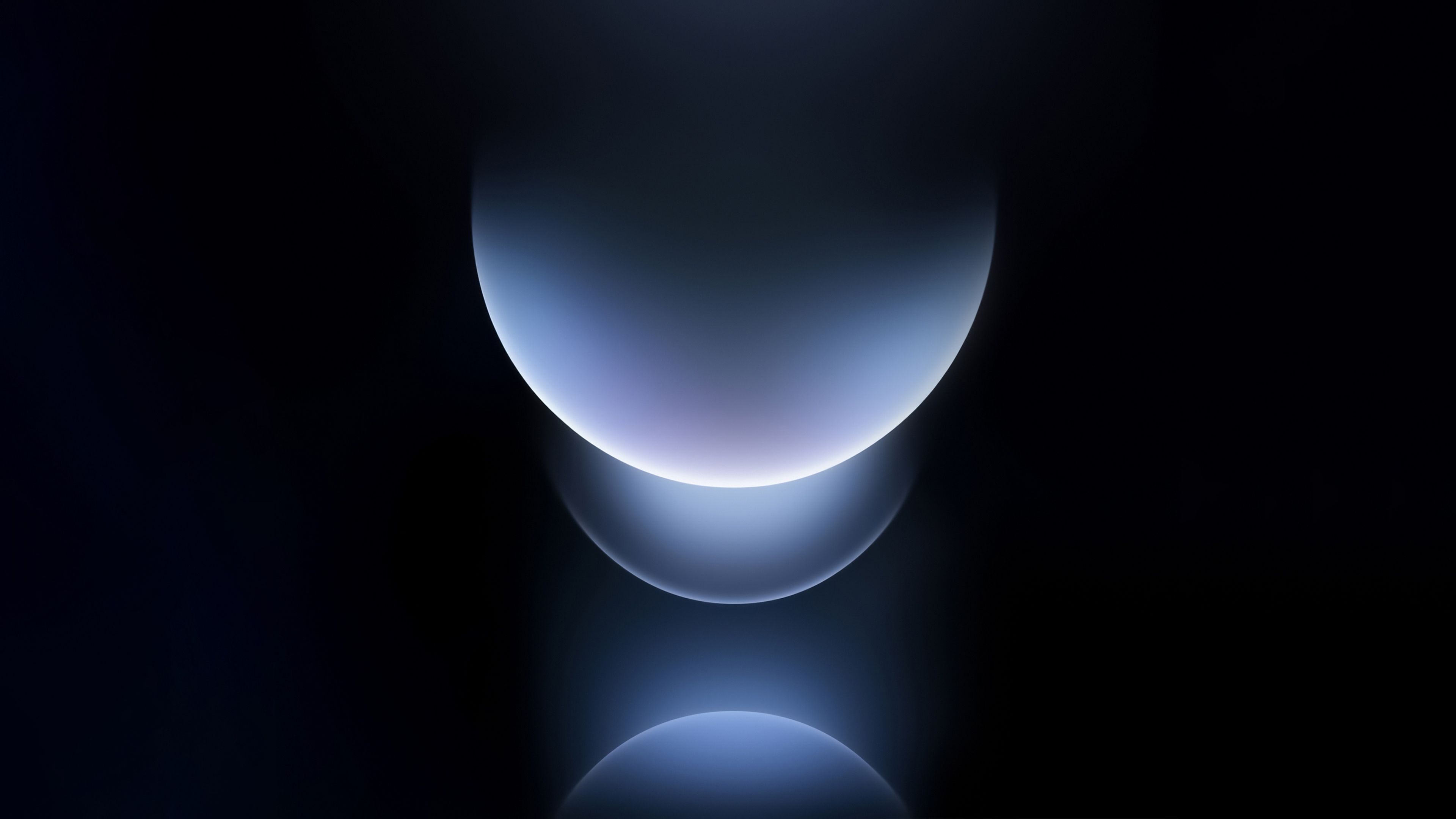 Blue abstract Spheres ultra HD 4K wallpaper