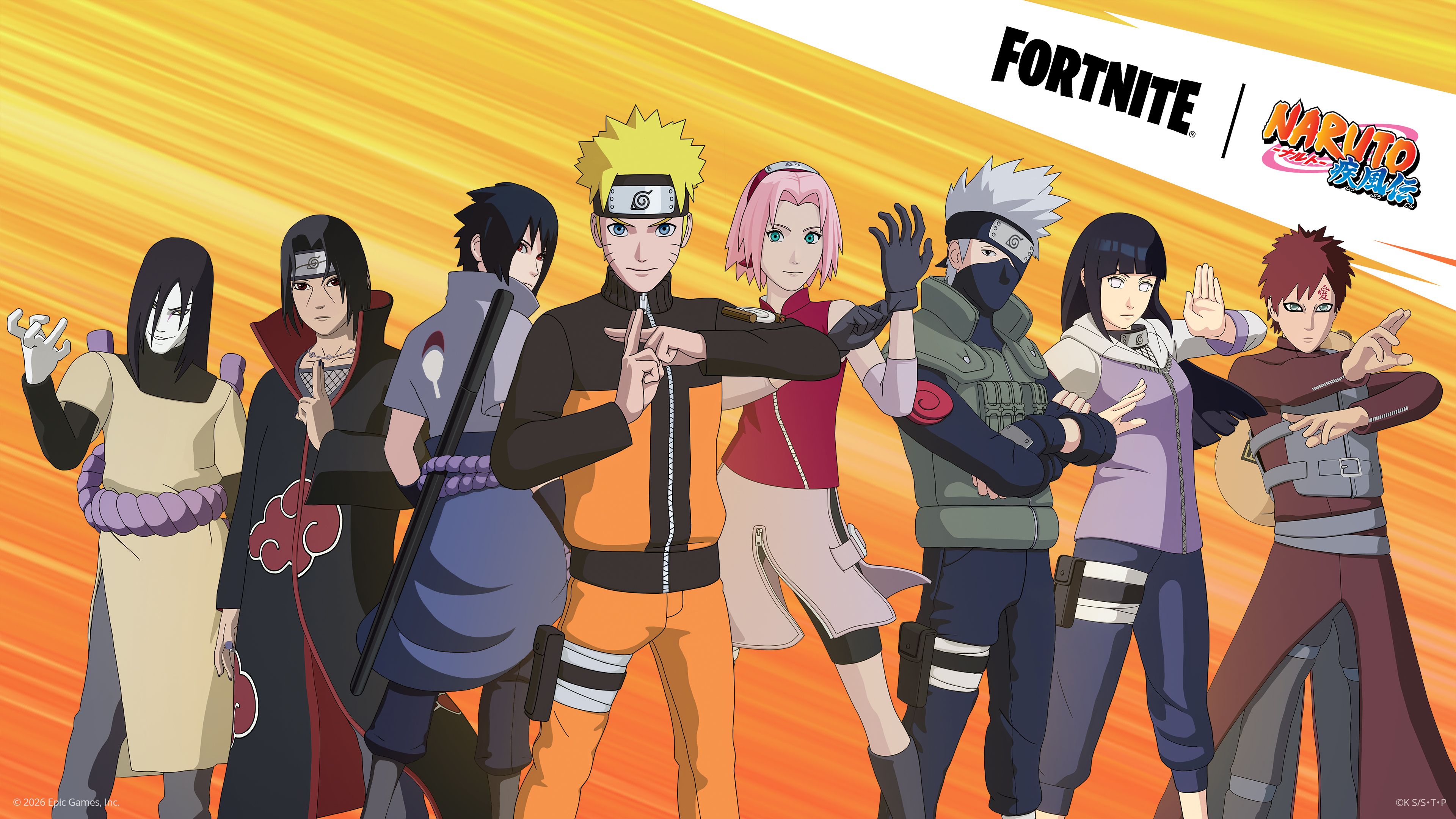 Fortnite Naruto ultra HD 4K wallpaper