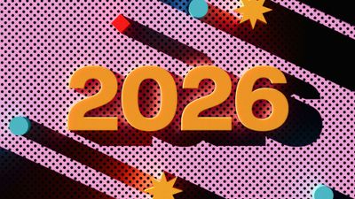 2026 New Year Pop Art ultra HD 4K wallpaper