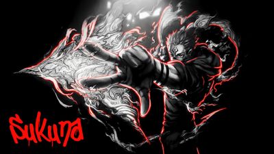 Sukuna Action ultra HD 4K wallpaper