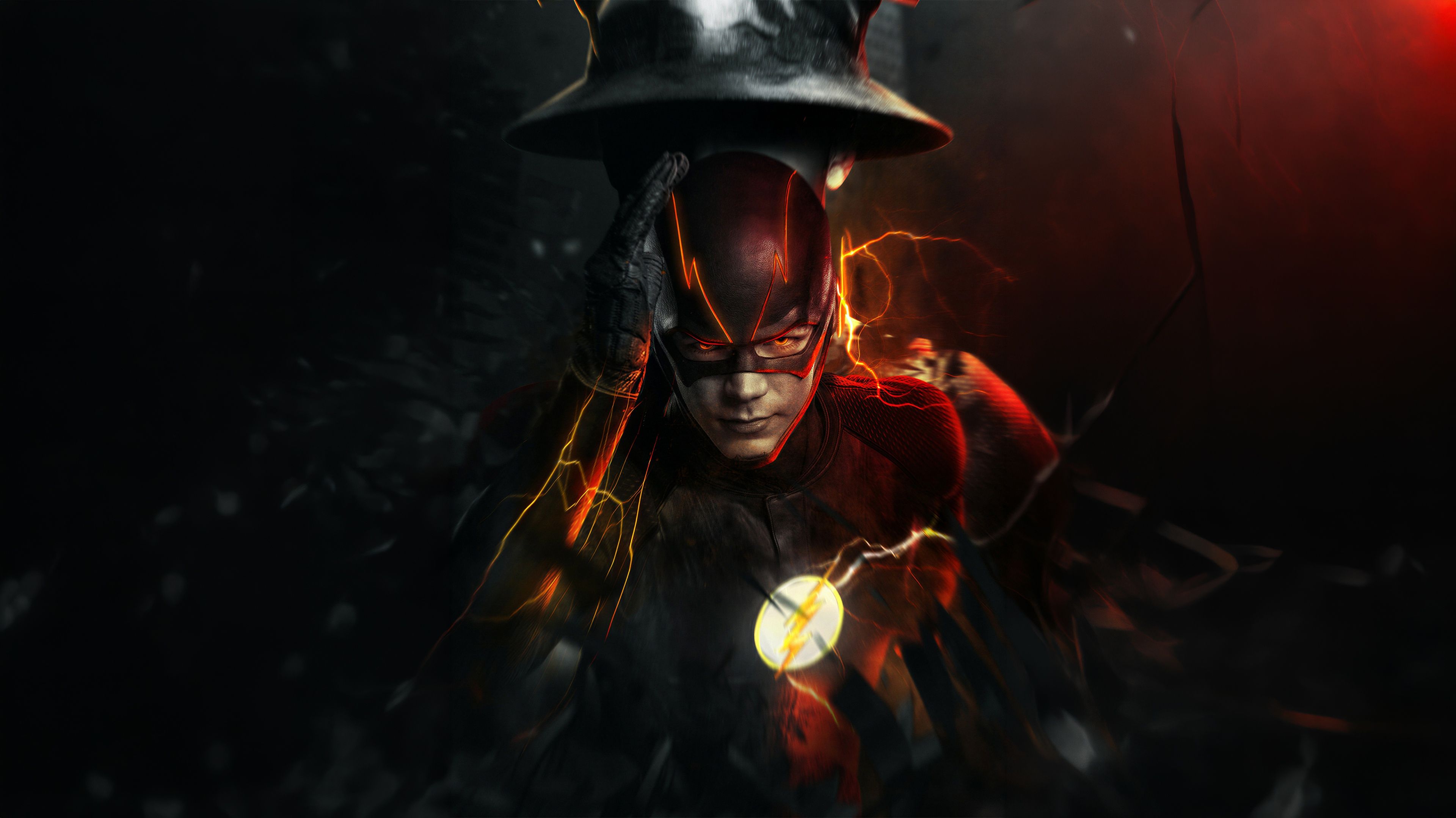 The Flash Badass ultra HD 4K wallpaper