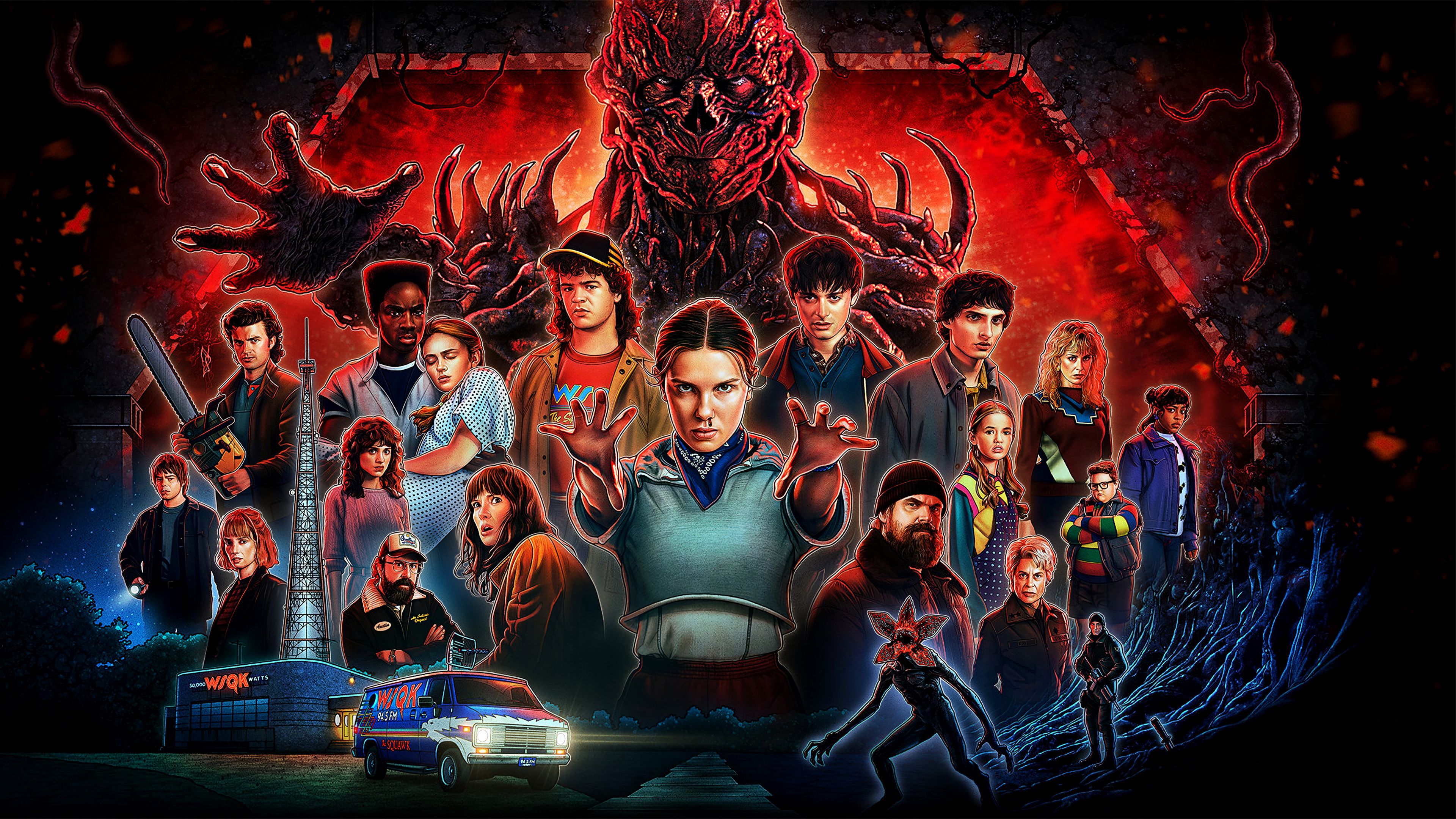 Stranger Things Season 5 Poster ultra HD 4K wallpaper