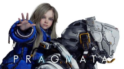 Pragmata White background ultra HD 4K wallpaper