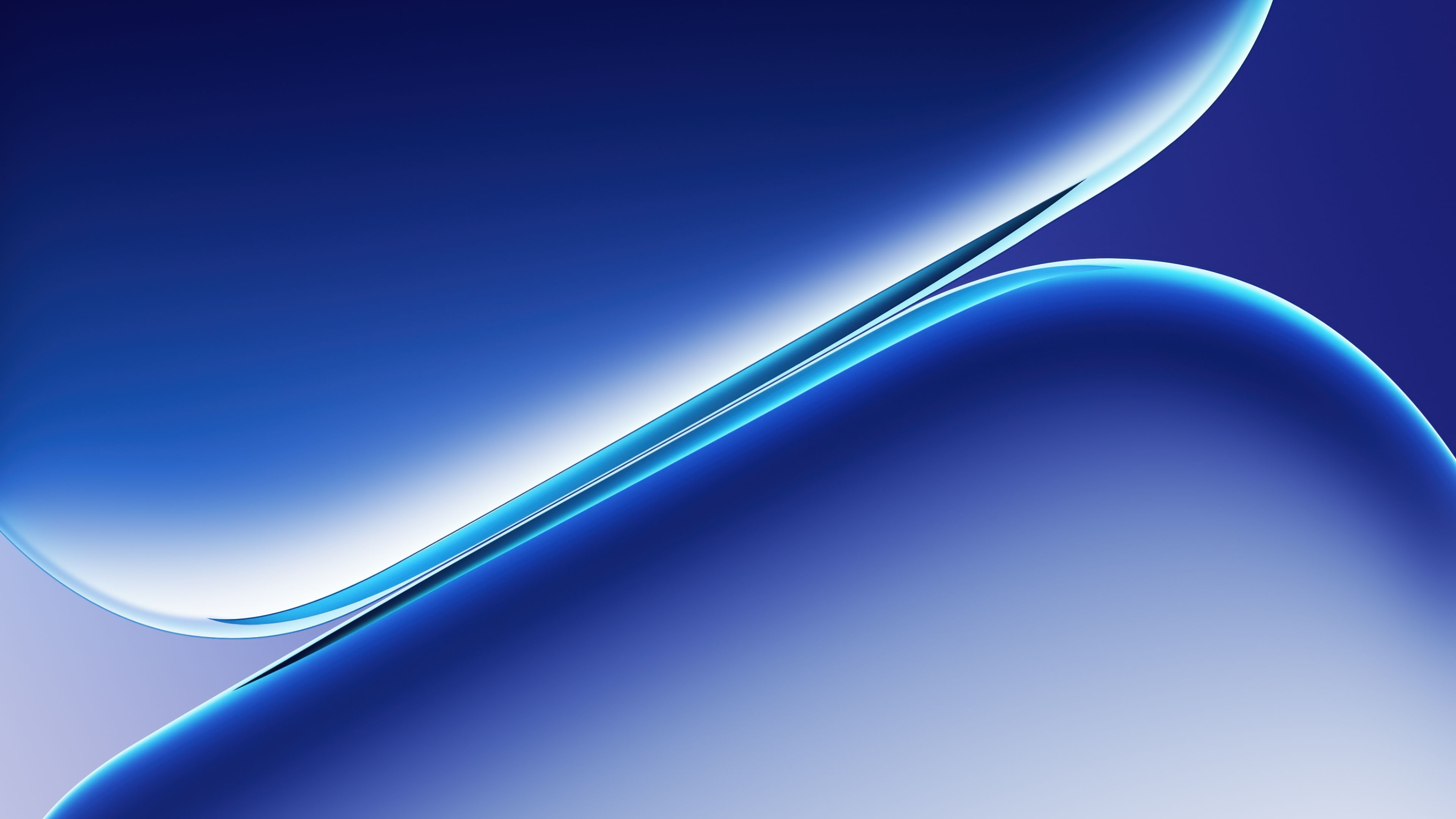 Blue abstract Gradient curves ultra HD 4K wallpaper