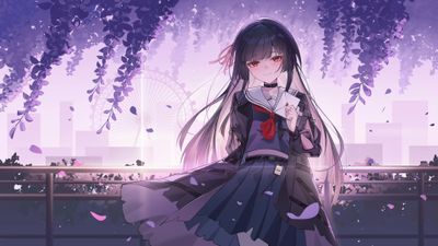Chisa (Wuthering Waves) Anime girl ultra HD 4K wallpaper