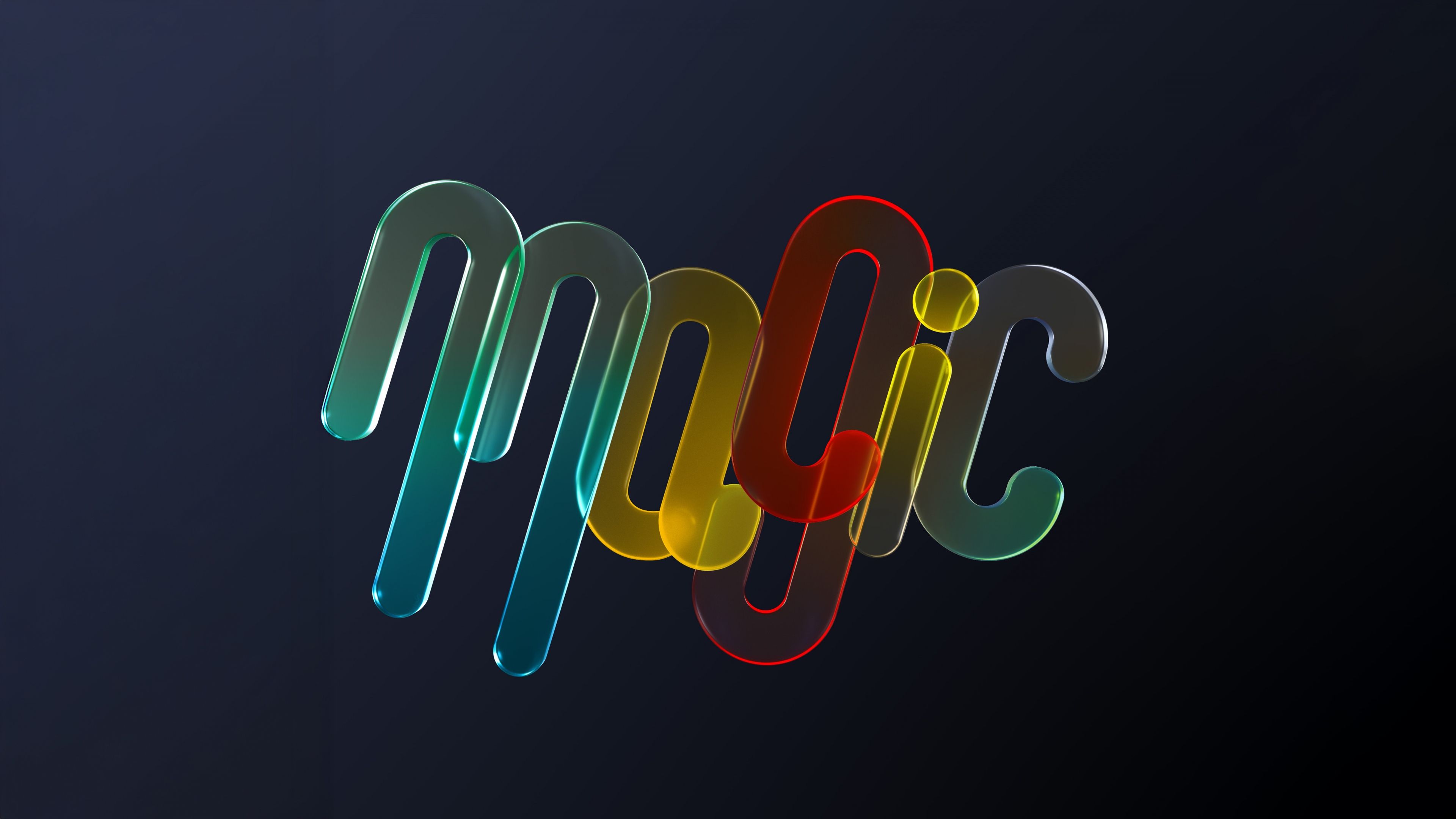 Magic Typography ultra HD 4K wallpaper