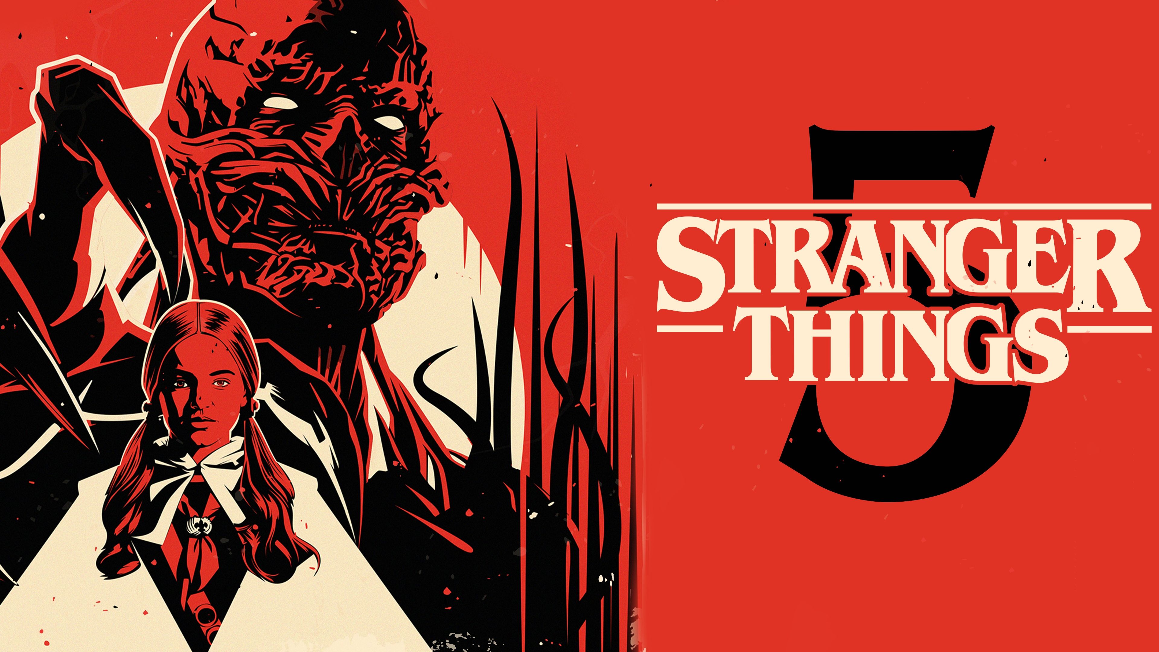 Stranger Things 5 ultra HD 4K wallpaper