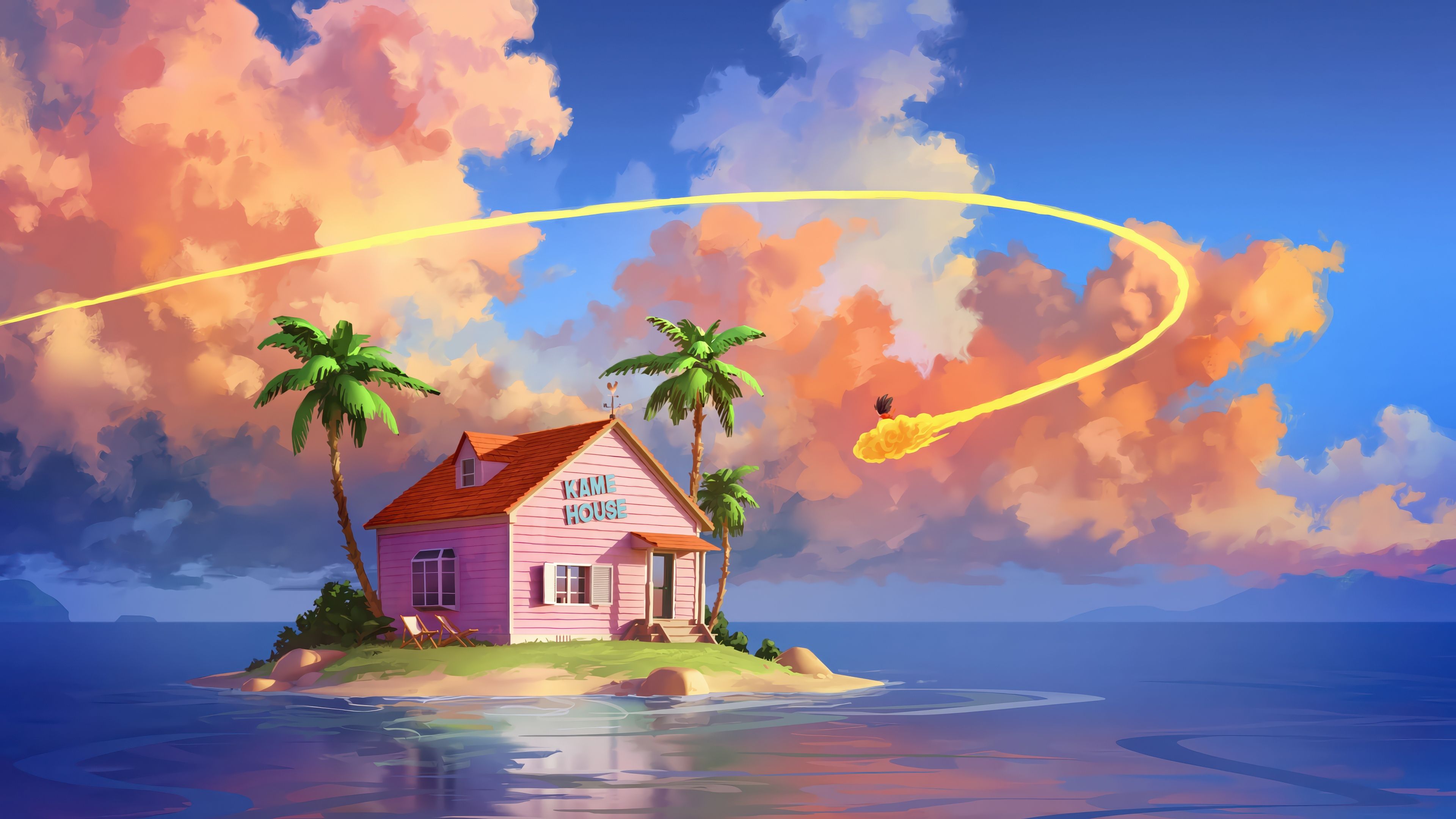 Kame House Dragon Ball Z ultra HD 4K wallpaper