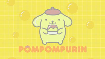 Pompompurin Bubbles ultra HD 4K wallpaper