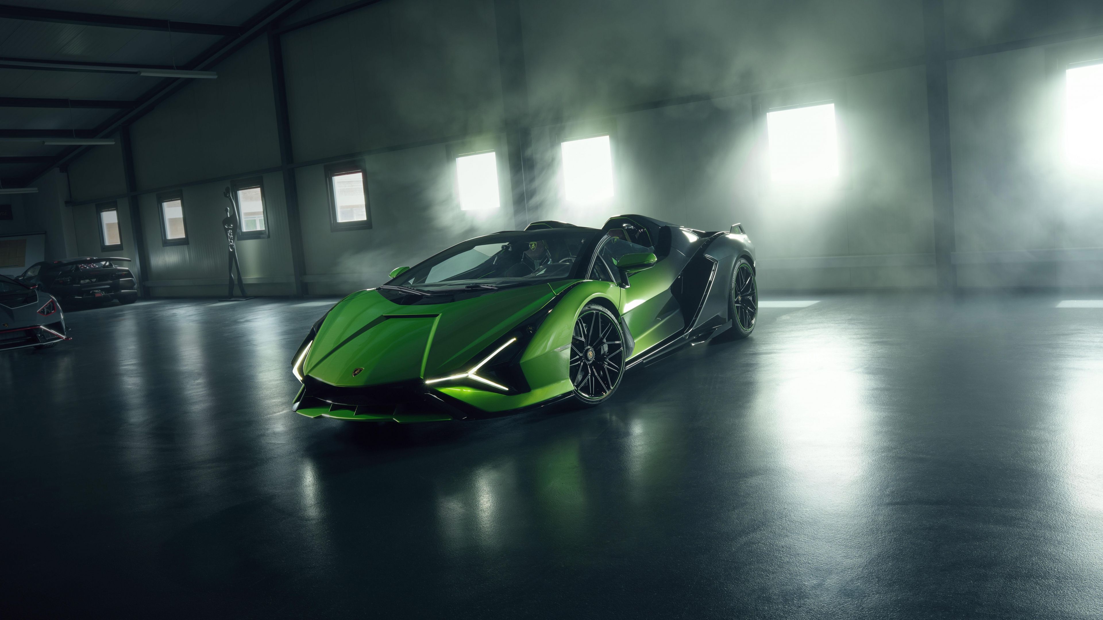 Lamborghini Sián Roadster Ultima ultra HD 4K wallpaper
