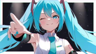 Hatsune Miku Vocaloid ultra HD 4K wallpaper