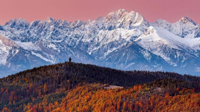 Tatra Mountains Autumn Forest ultra HD 4K wallpaper