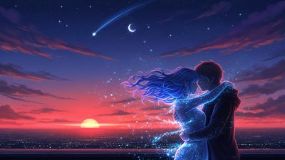 Romantic Love couple ultra HD 4K wallpaper