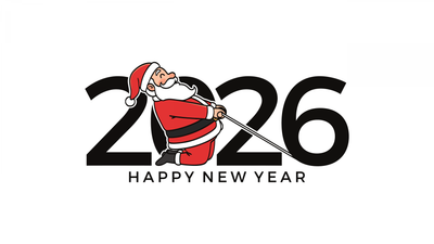 2026 New Year Santa Claus ultra HD 4K wallpaper