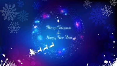 Merry Christmas Sparkling ultra HD 4K wallpaper