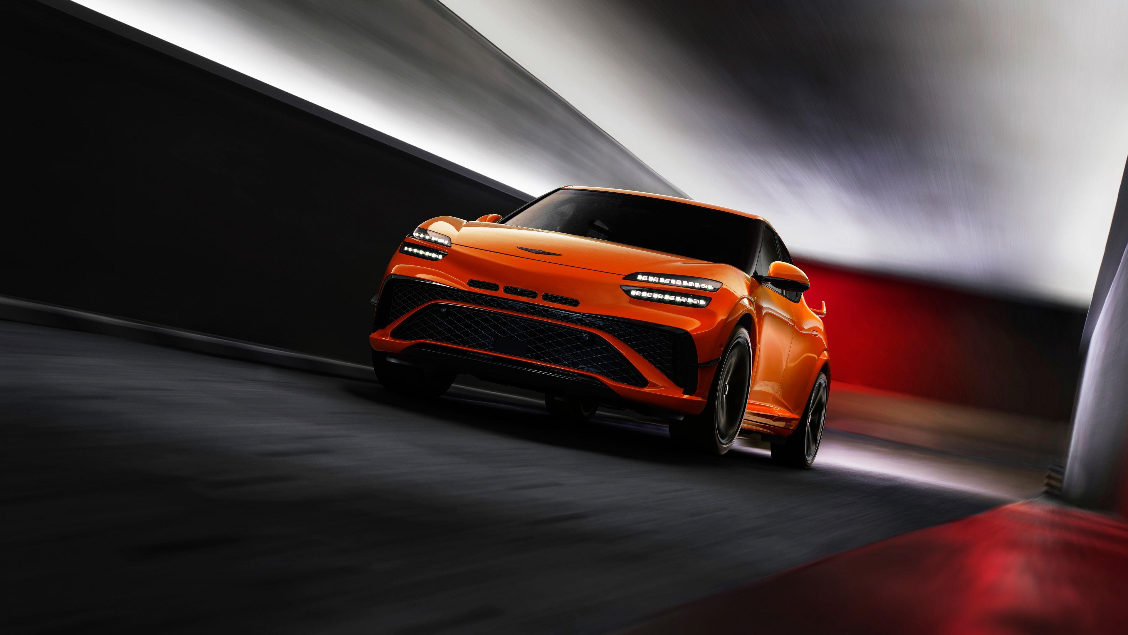 Genesis GV60 Magma 2026 ultra HD 4K wallpaper