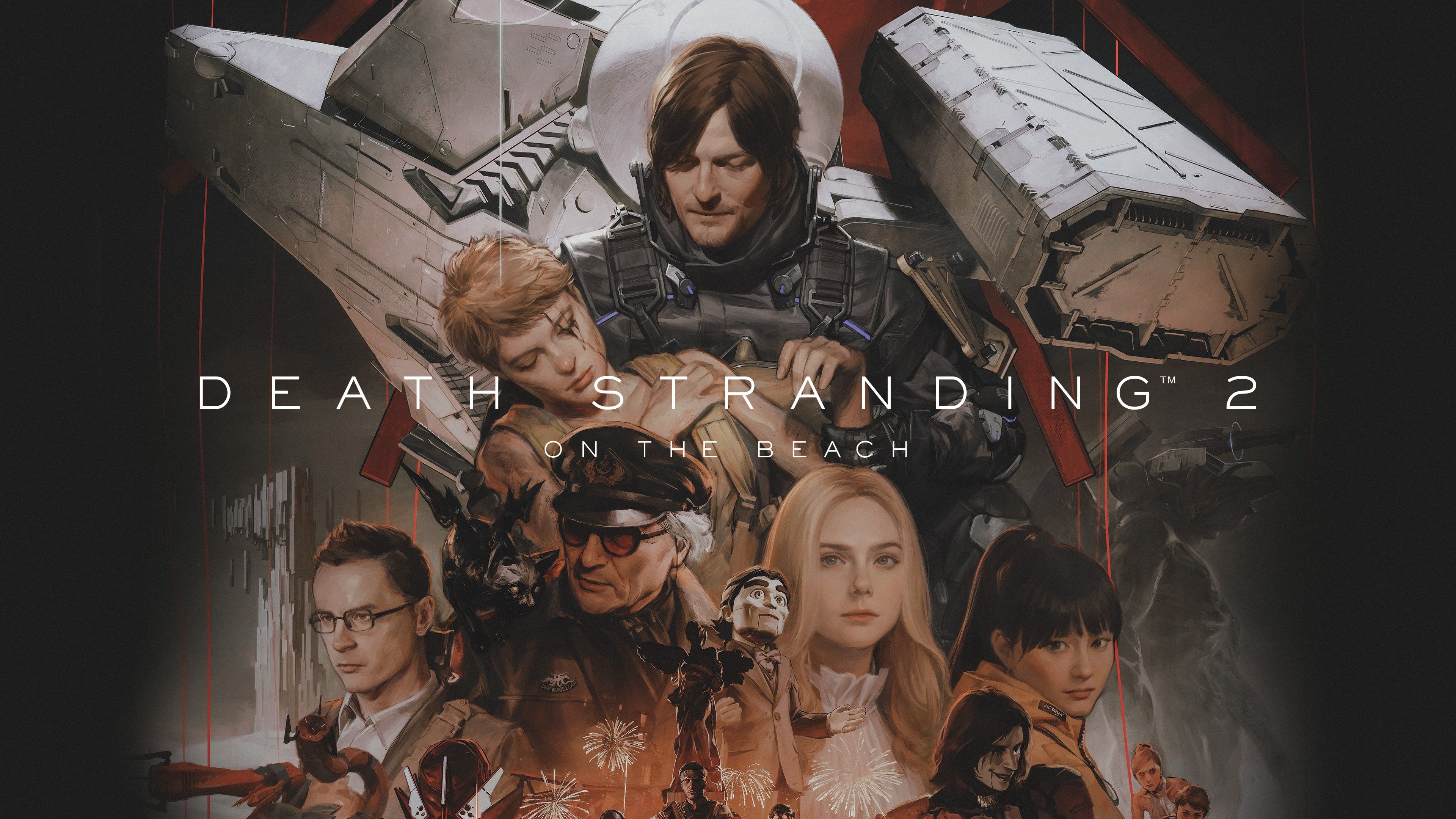 Death Stranding 2: On the Beach Key Art ultra HD 4K wallpaper