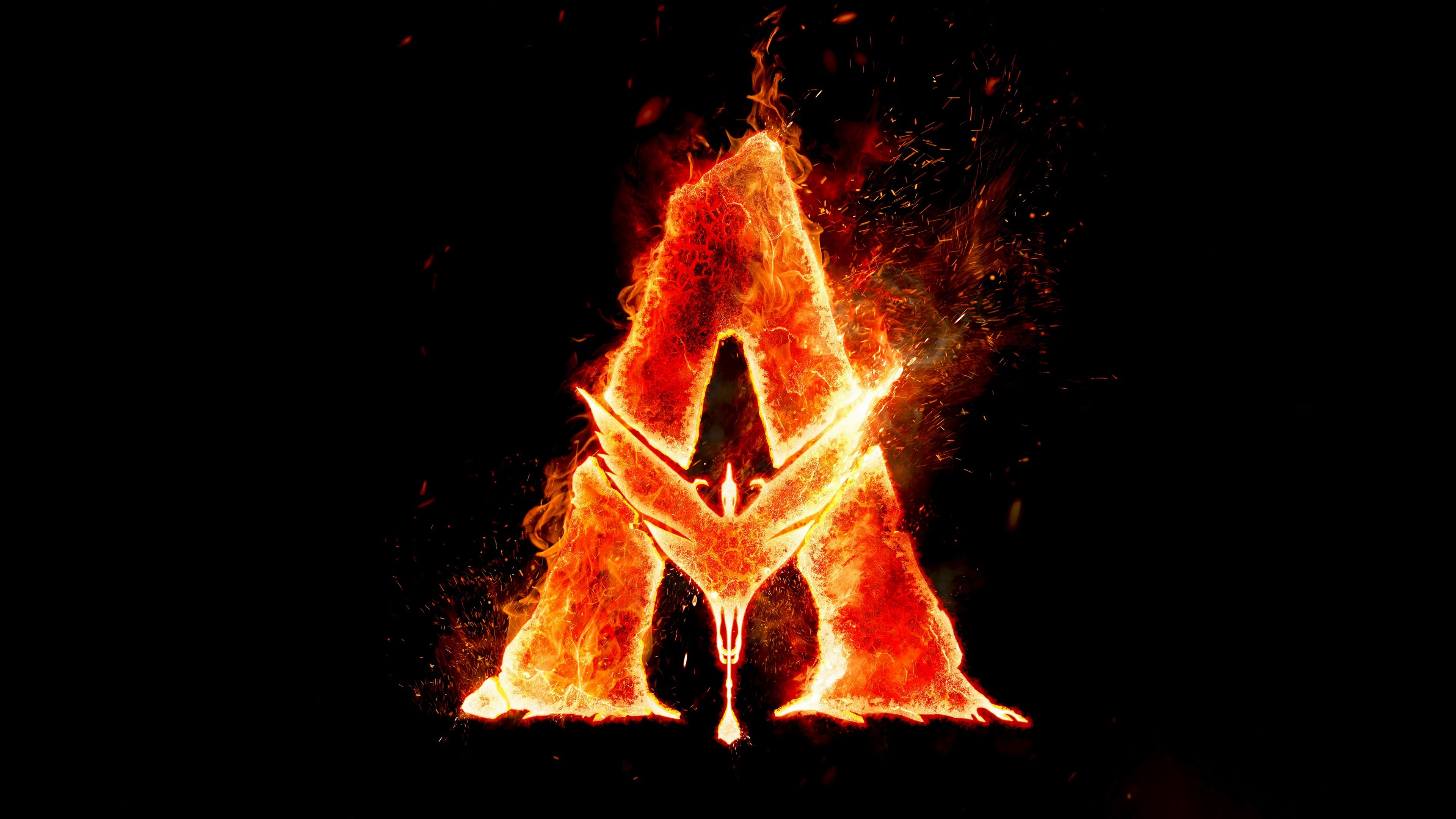Avatar: Fire and Ash Logo ultra HD 4K wallpaper