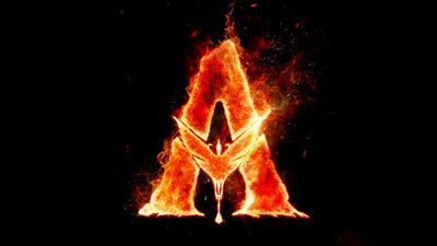 Avatar: Fire and Ash Logo ultra HD 4K wallpaper