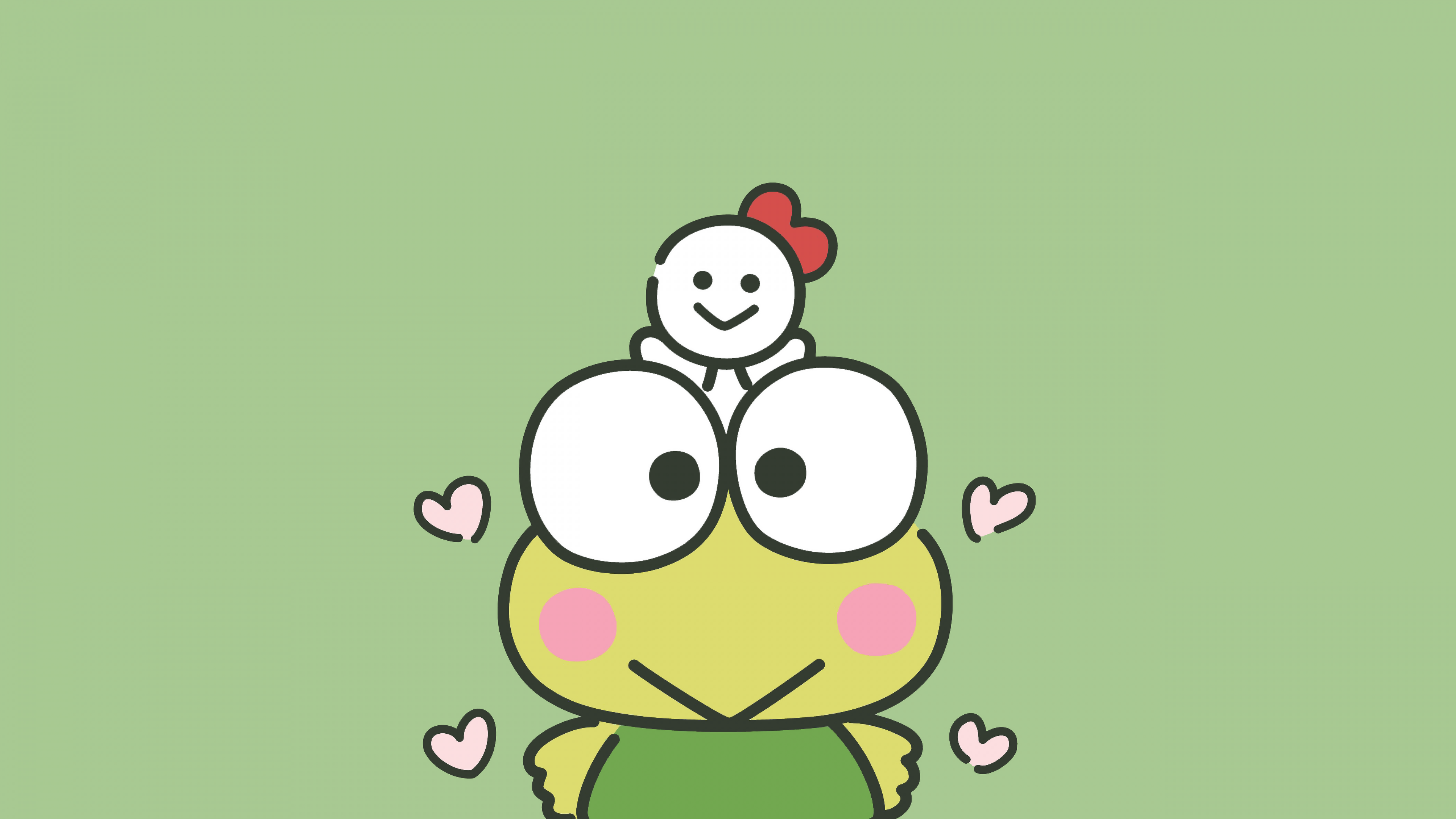 Keroppi Sanrio ultra HD 4K wallpaper