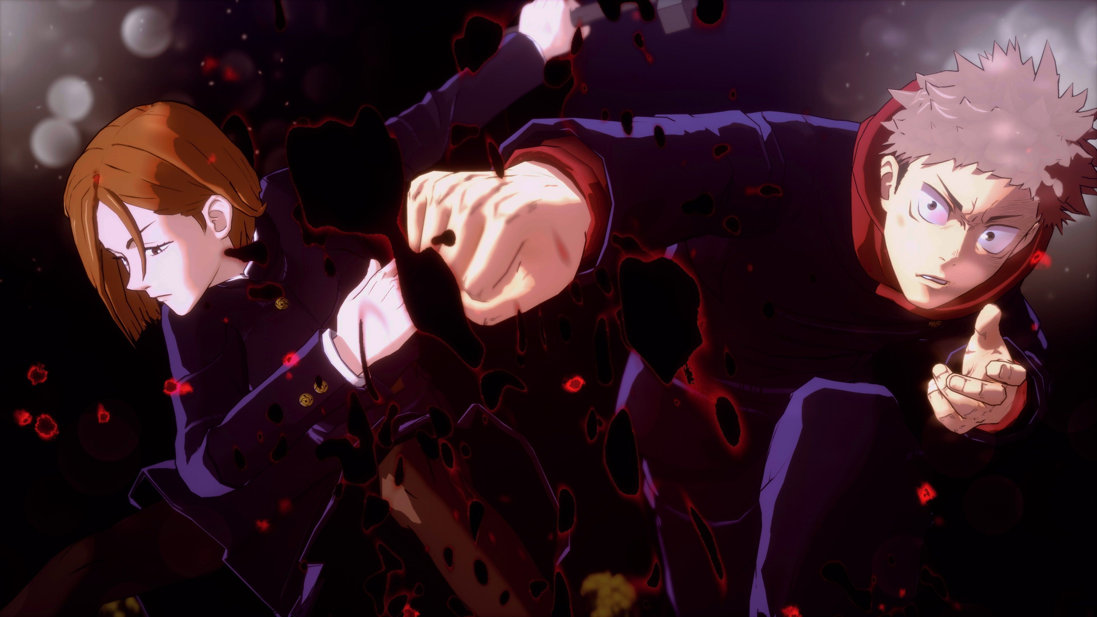 Nobara Kugisaki Yuji Itadori ultra HD 4K wallpaper