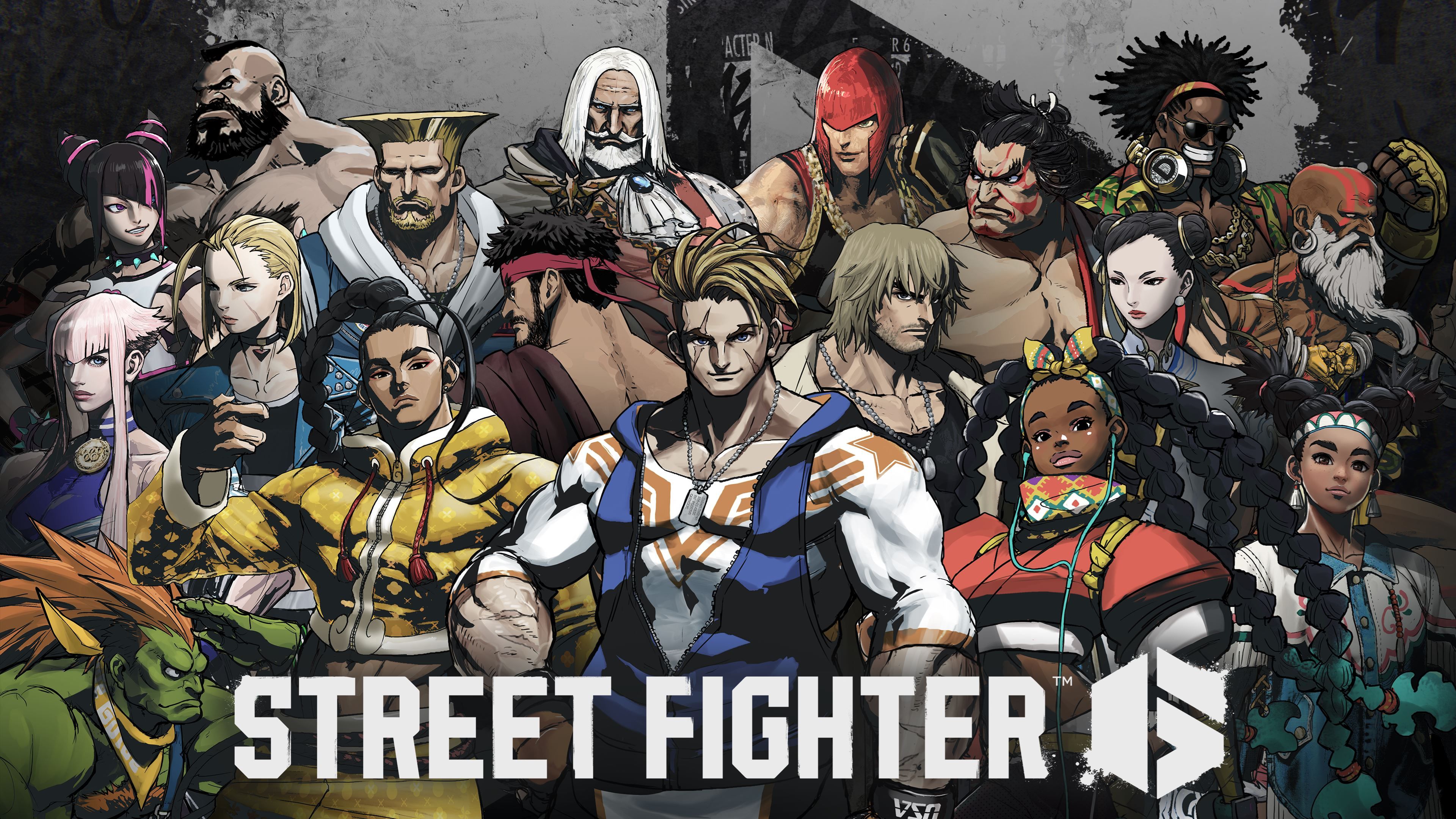 Street Fighter 6 Character poster ultra HD 4K wallpaper