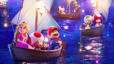 The Super Mario Galaxy Movie Poster ultra HD 4K wallpaper