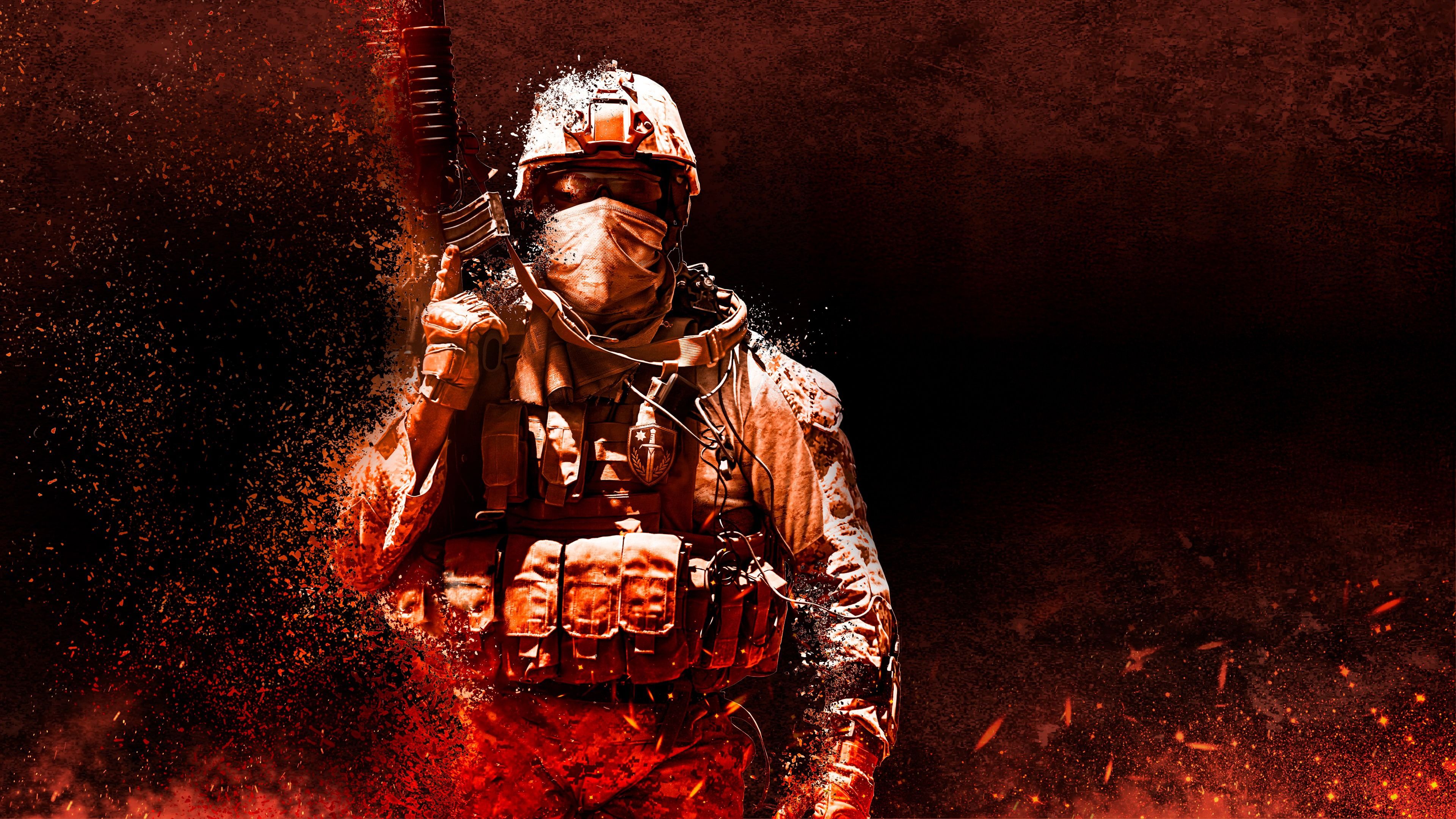 Soldier Tactical gear ultra HD 4K wallpaper