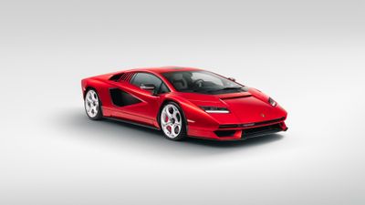 Lamborghini Countach LPI 800-4 White background ultra HD 4K wallpaper