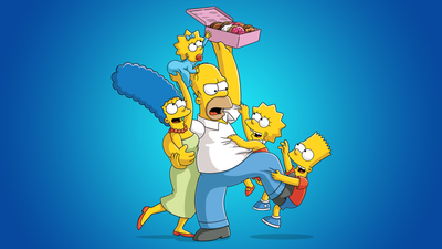 The Simpsons Doughnuts ultra HD 4K wallpaper