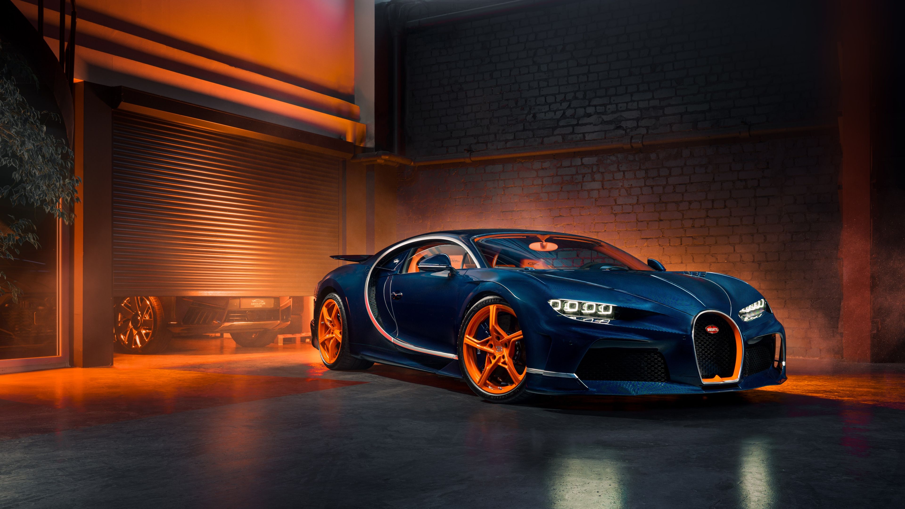 Bugatti Chiron Super Sport Garage ultra HD 4K wallpaper