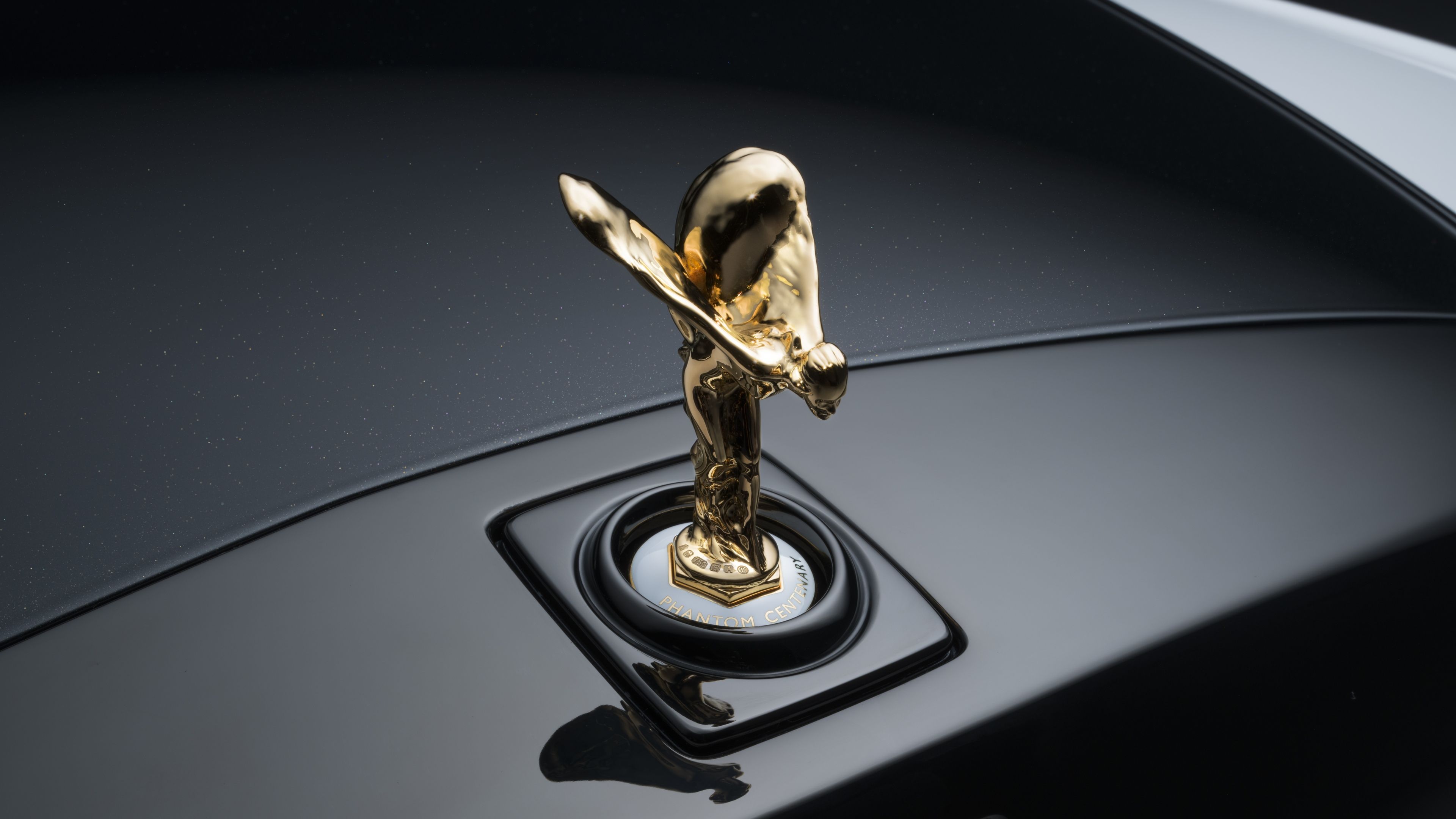 Rolls-Royce Phantom Centenary Spirit of Ecstasy ultra HD 4K wallpaper
