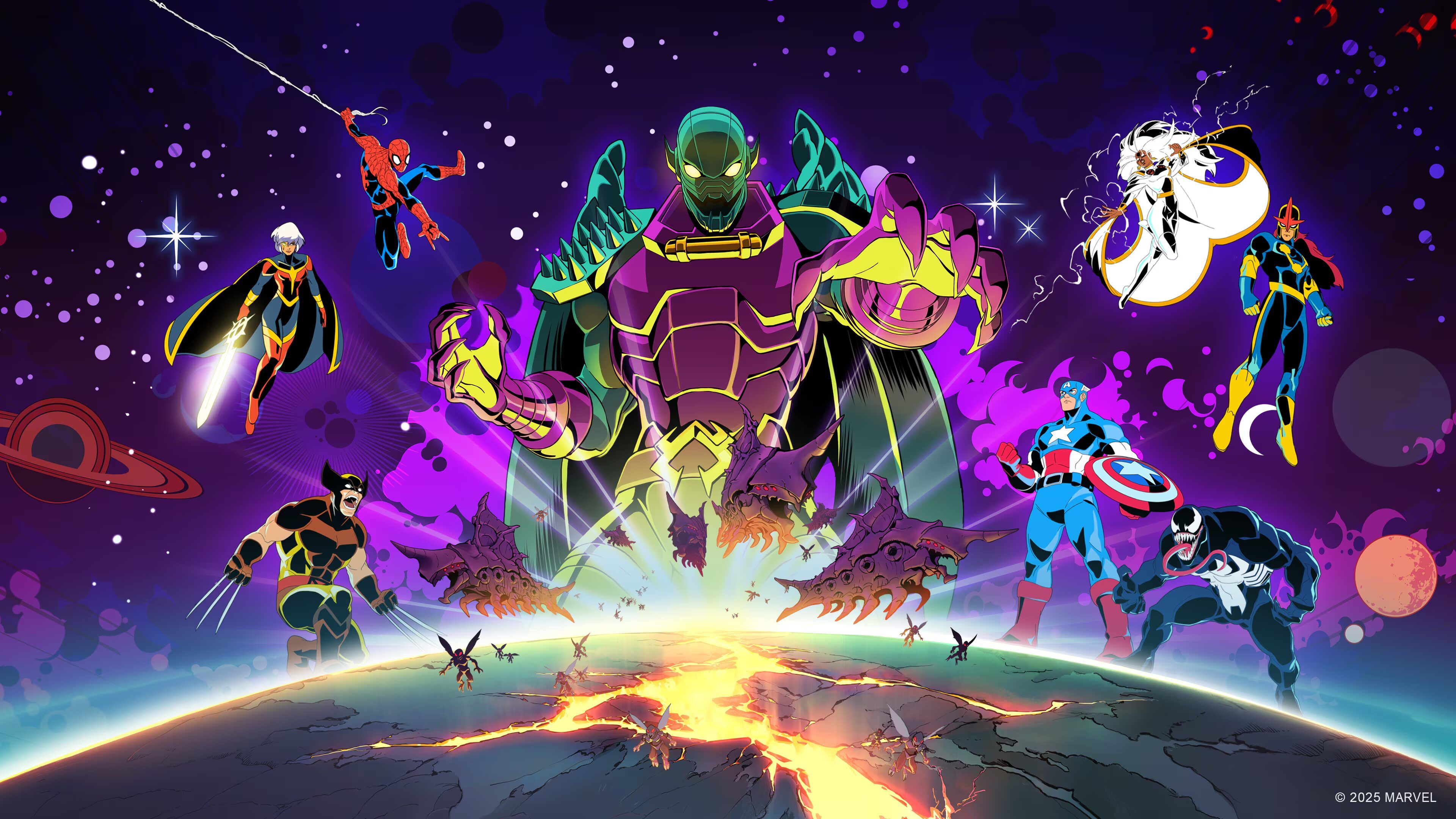 Marvel Cosmic Invasion Key Art ultra HD 4K wallpaper