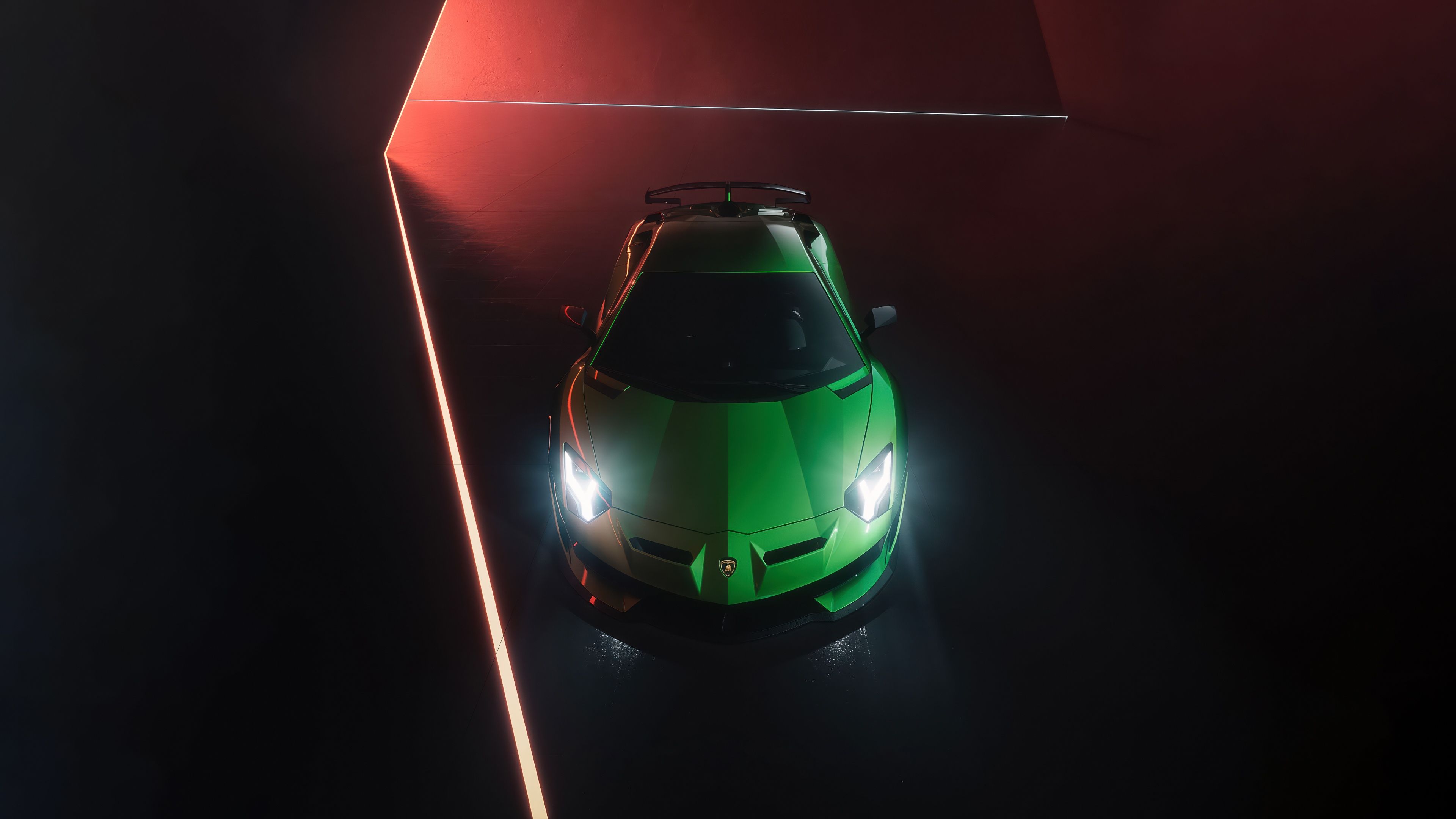 Lamborghini Aventador SVJ CGI ultra HD 4K wallpaper