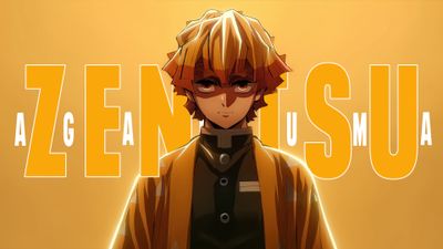 Zenitsu Agatsuma Character art ultra HD 4K wallpaper