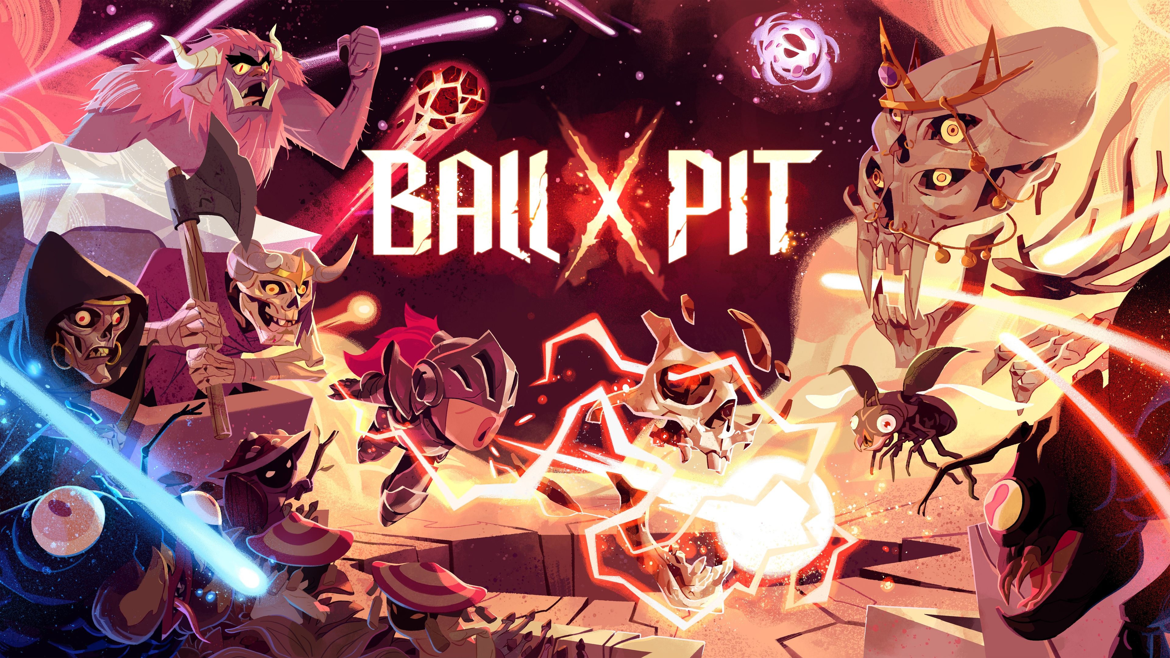 BALL x PIT Key Art ultra HD 4K wallpaper