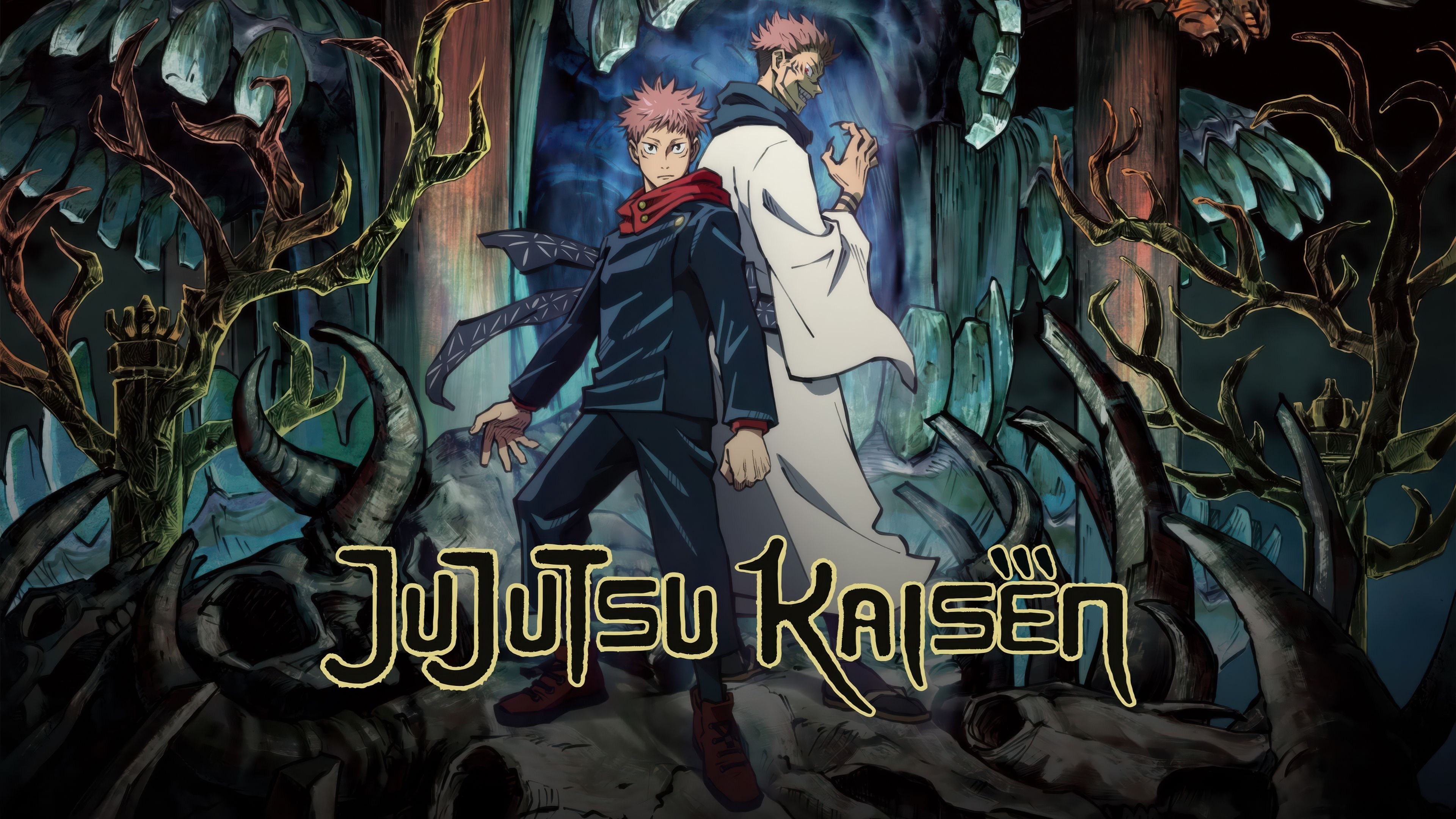 Jujutsu Kaisen Anime poster ultra HD 4K wallpaper
