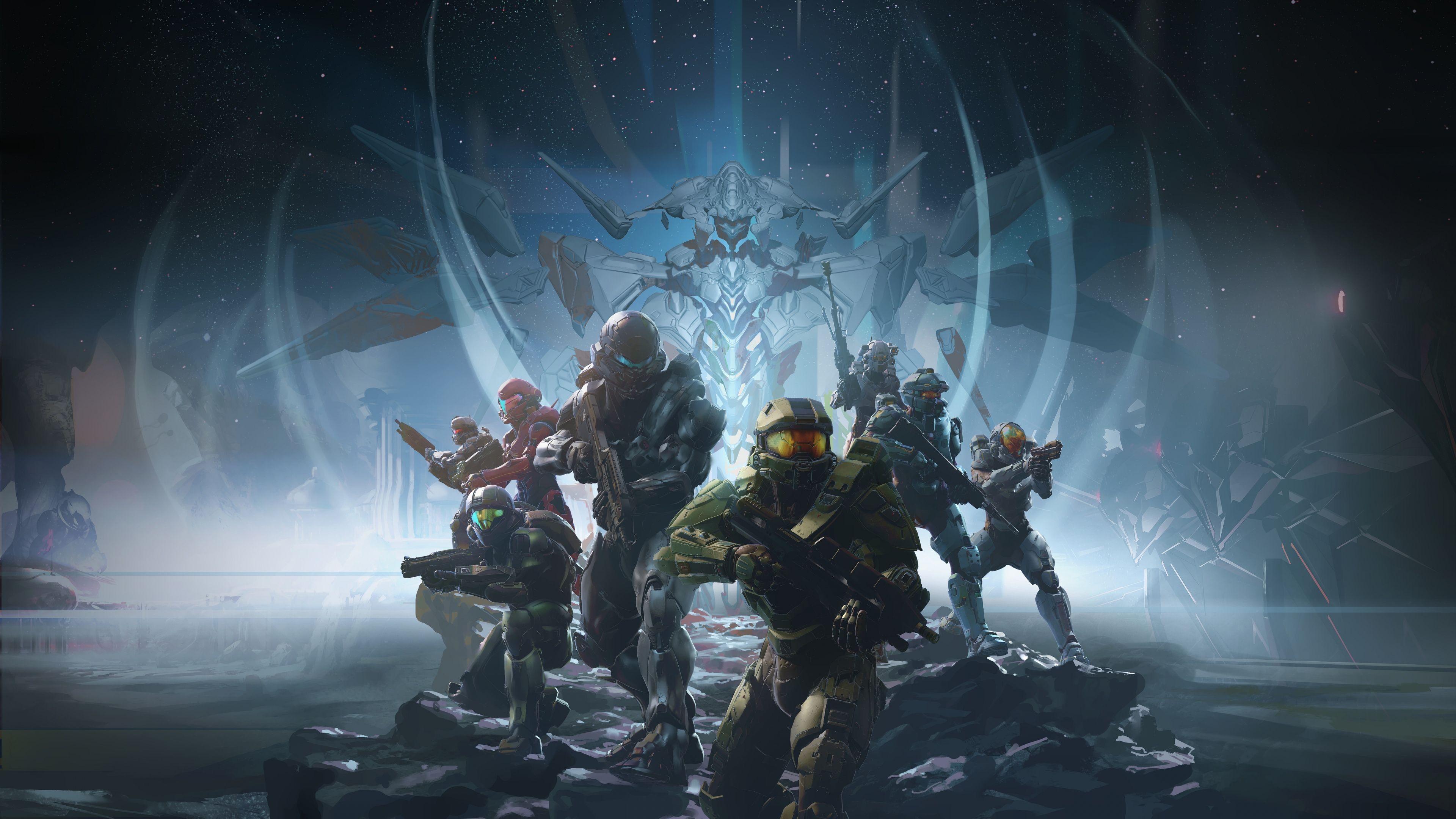 Halo 5: Guardians Cover Art ultra HD 4K wallpaper