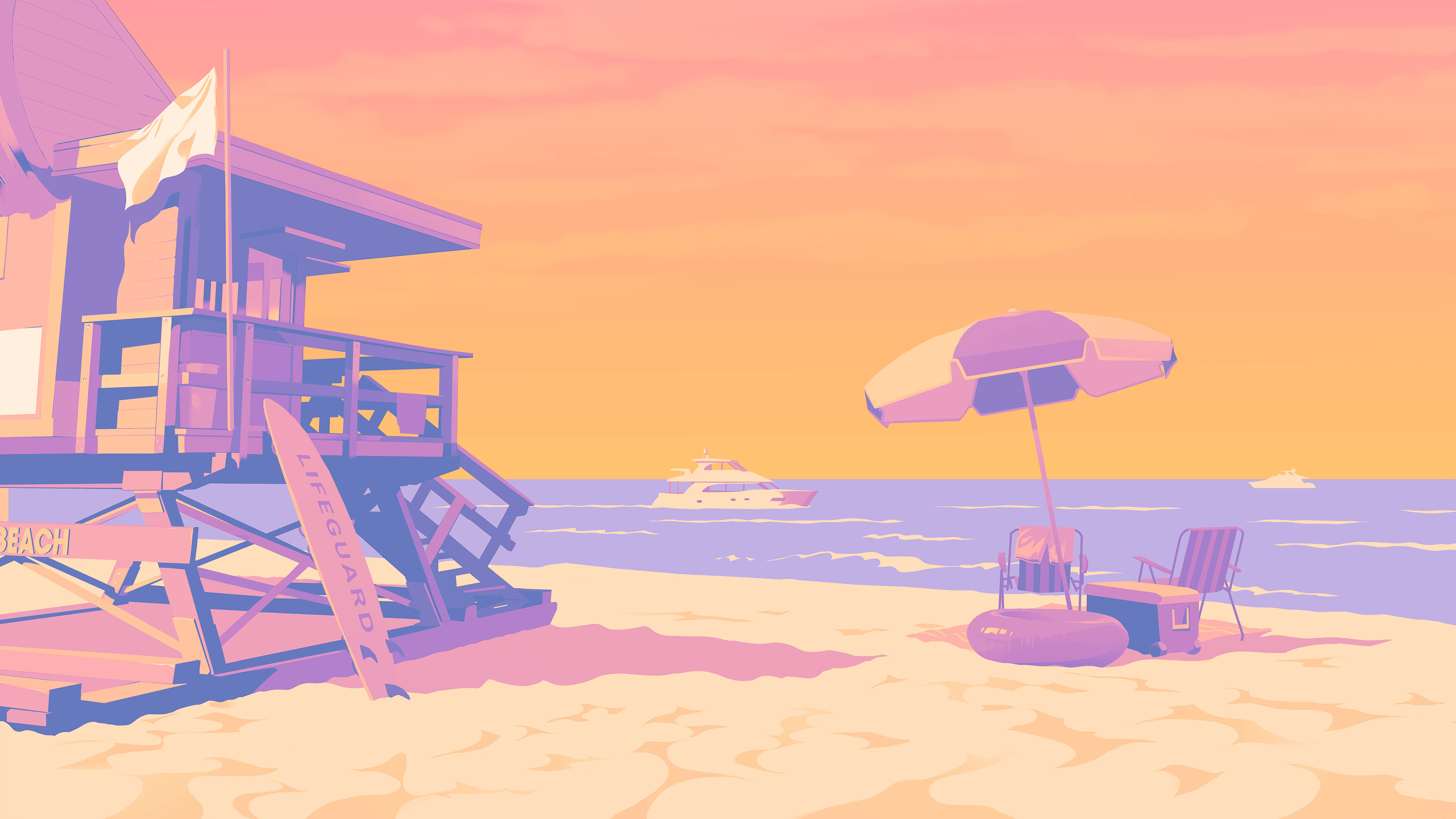 Vice City Grand Theft Auto VI ultra HD 4K wallpaper
