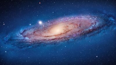 OS X Lion Andromeda galaxy ultra HD 4K wallpaper