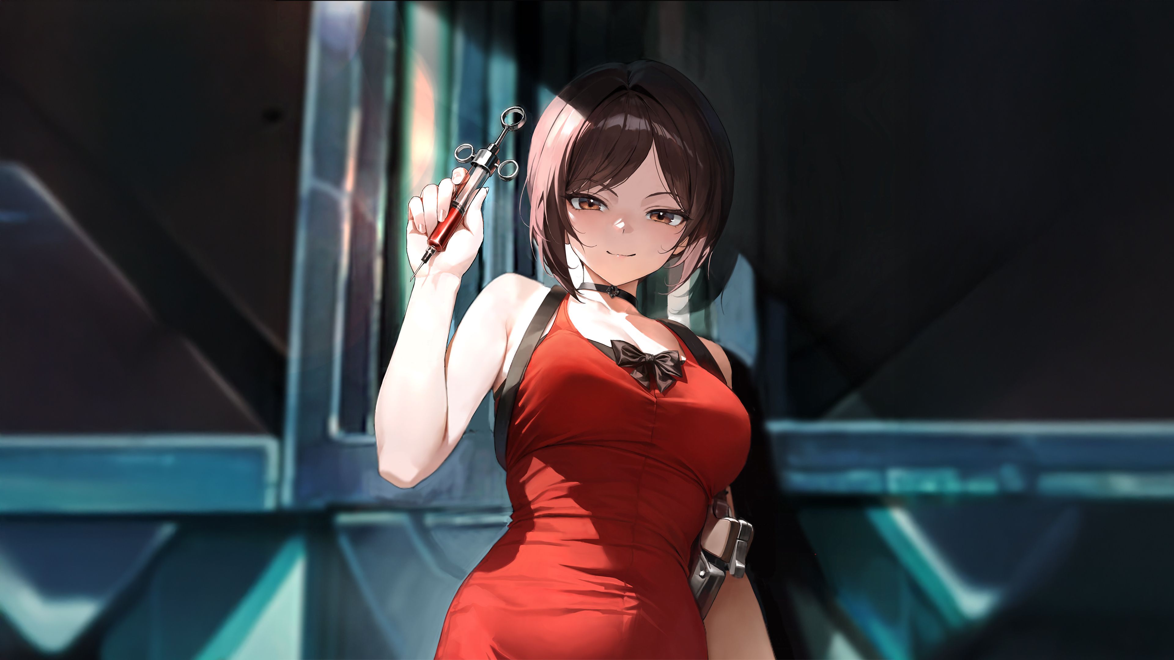 Ada Wong Goddess of Victory: Nikke ultra HD 4K wallpaper