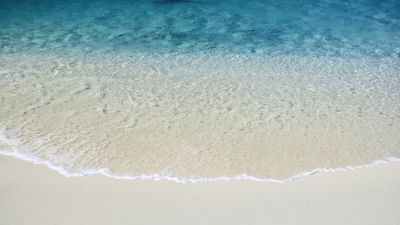 OS X Lion Beach ultra HD 4K wallpaper