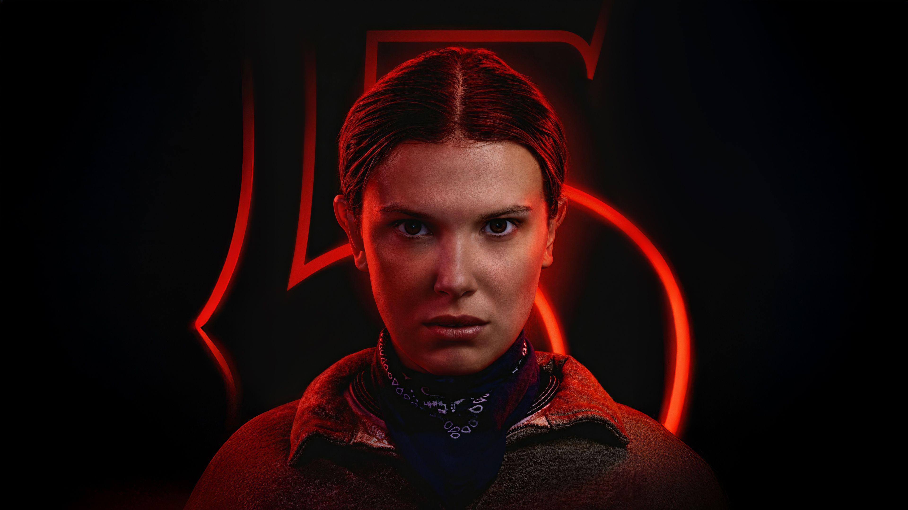 Millie Bobby Brown as Eleven Stranger Things ultra HD 4K wallpaper