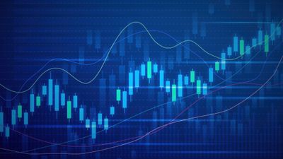 Stock Market Candlestick pattern ultra HD 4K wallpaper