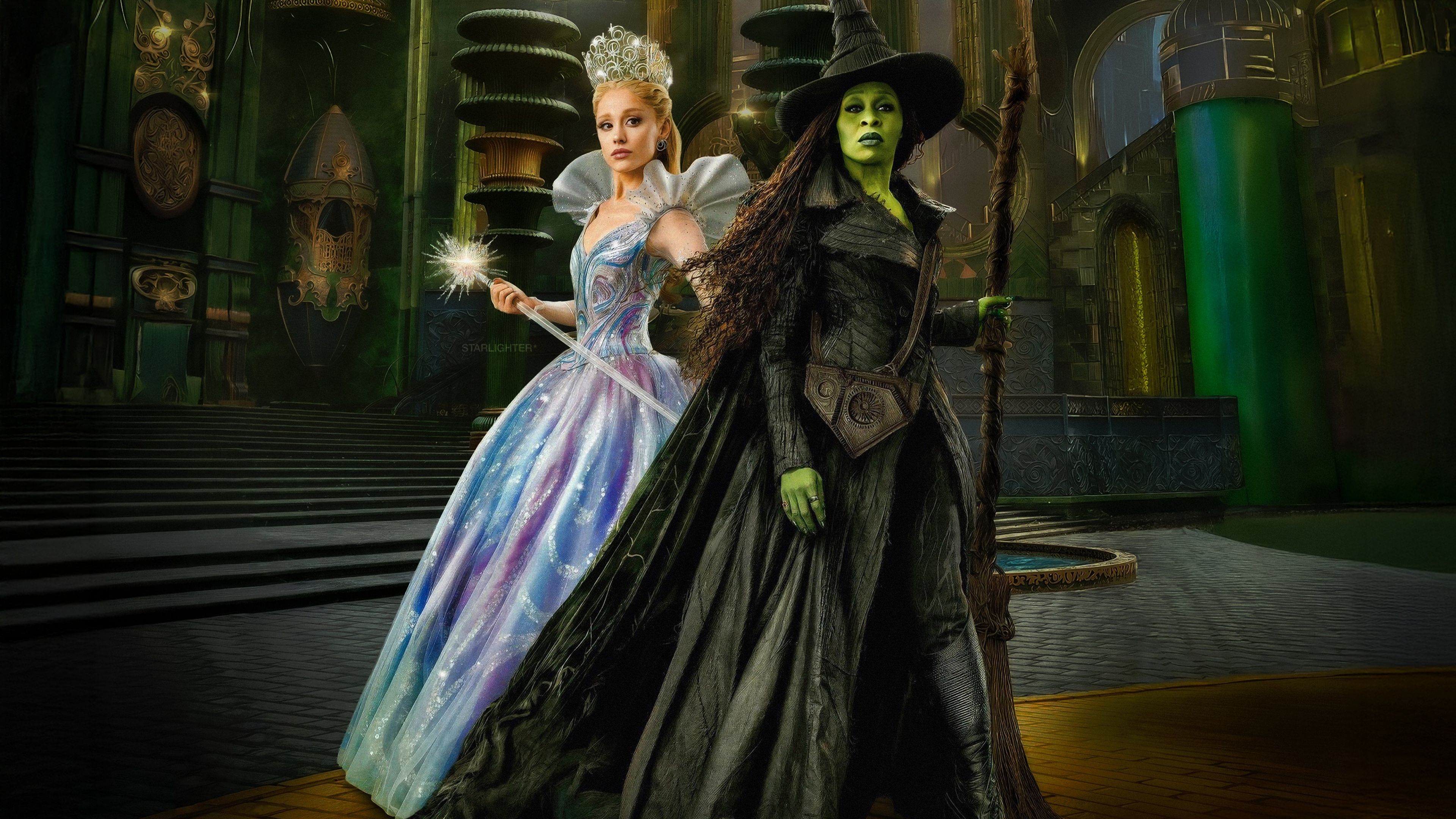 Glinda Elphaba Thropp ultra HD 4K wallpaper