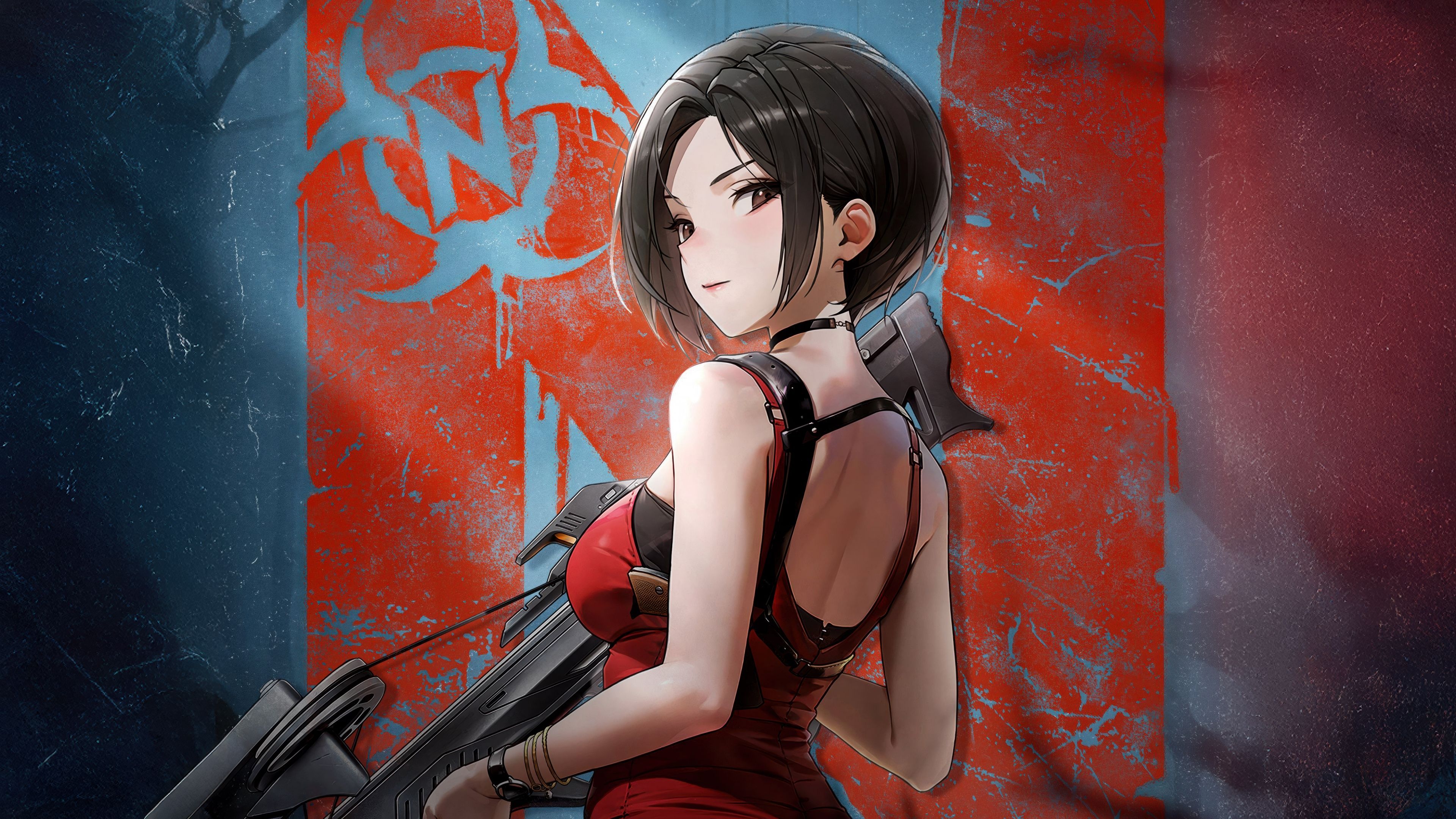 Goddess of Victory: Nikke Ada Wong ultra HD 4K wallpaper